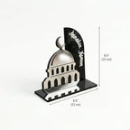 iwa concept Ramadan Kareem Table Decor, Islamic Mosque Statue with Acrylic Design, Freestanding Modern Islamic Home Decoration for Ramadan and Eid - Image 3