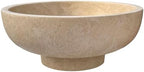 OAKOA Large Decorative Bowl - Stone Fruit Bowl - Stone Bowl Decorative by OAKOAHome