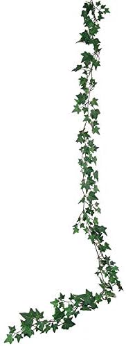 Larksilk 6 Ft Silk English Ivy Garland 6-Pack, Faux Greenery Vine - Image 7