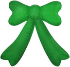 Christmas Inflatables Lighted Yard Lawn Inflatable Decoration with Built-in Fan and Stakes Ropes Holiday Party Decor, Christmas Decor (7FT-Green Bow) - Image 4