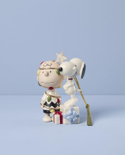 Lenox Peanuts Charlie Brown Christmas Tree Hanging Ornament - Image 2