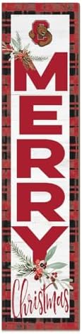 KH Sports Fan Cornell Big Red Holiday Porch Leaner, 11x46 Inches, Big Red Outdoor Christmas Sign; Display Some Holiday Cheer with This Cornell Big Red Christmas Sign by CornellBigRed
