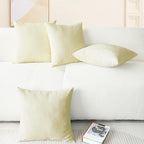 CaliTime Decorative Couch Throw Pillow Covers 18 X 18 Inches Beige - Image 6