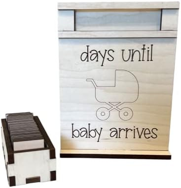 Wood Countdowns (Baby Arrives) by MadeByRAndR