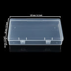 LJY 12 Clear Rectangular Plastic Boxes, 6.1 x 3.3 x 1.2 in for Sewing - Image 2