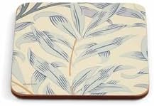 Pimpernel Morris & Co Willow Bough Blue Coasters, Set of 6 - Heat-Safe Drinkware Mats with Floral Design & Cork Backing for Dining Table Styling & Giftable Tableware for Special Occasions (Pack of 2) - Image 2