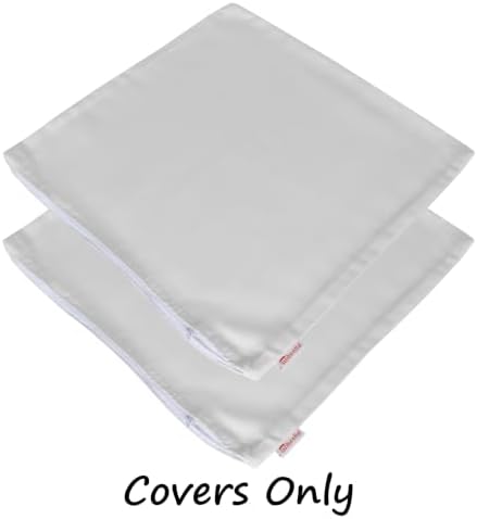 Outdoor/Indoor Sunbrella Throw Pillows Square Set of 2 Pieces 16 inch x 16 inch Canvas Natural - Cover Only, Insert Not Included - Image 2