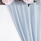 MDS Pack of 25 | Dusty Blue | 14ft Chiffon Table Runner 29x170 Inches Long Romantic Rustic Sheer Gauze Runner for Wedding Bridal Shower Birthday Banquets Engagement Spring Easter Boho Decorations - Image 4