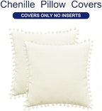 CaliTime Decorative Couch Throw Pillow Covers 22 X 22 Inches Cream - Image 6