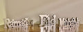 Ramadan Eid and Mubarak Desktop Decor Silver Color Shelf Table top Decoration for Home Office Classic Decor Products (Silver R+E+M) by eMart4u