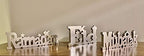 Ramadan Eid and Mubarak Desktop Decor Silver Color Shelf Table top Decoration for Home Office Classic Decor Products (Silver R+E+M) by eMart4u