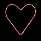 Novelty Lights LED Red Valentine's Day Heart Rope Light Motif Sculpture, Valentine's Day Decoration - Image 3
