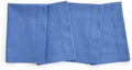 Solino Home Cotton Linen Napkins Dusty Blue Hemstitch, 20 x 20 in, Set of 4 by SolinoHome