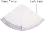 Valery Madelyn 36 Inch Sliver Christmas Tree Skirt for Tree Decorations - Image 5