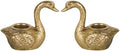 NIKKY HOME Gold Taper Candle Holders Set of 2, Elegant Swan Table Decor by NIKKYHOME