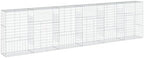 vidaXL Gabion Basket with Cover 236.2"x19.7"x59.1" Galvanized Iron by vidaXL