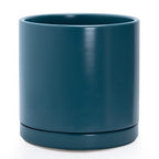 D'vine Dev 12 Inch Ceramic Planter Pot, Teal, 94-O-F-9 by DvineDevPlanterPotsandStand