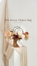 Ling's moment Artificial Wedding Fall Flowers Deluxe Combo, Boho & Sepia - Image 5