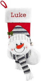 Let's Make Memories Personalized Christmas Stocking - Christmas Decor - Plush Stockings for Family and Kids with Embroidered Names - Snowman by LetsMakeMemories
