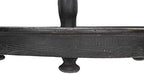 Creative Co-Op Distressed Blackwashed Wood 2-Tier Tray with Metal Handle - Image 4
