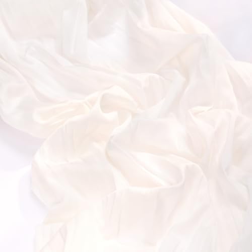 Ivory Cheesecloth Table Runner Farmhouse Fall Table Runner 10ft, 12 Pack - Image 5