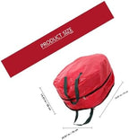 Pe Red Storage Bag Double Layer with Handles Christmas Wreath - Image 2