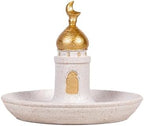 2025 Ramadan and Eid Decorations – Elegant Gold and White Mosque Tower Ornament. Perfect for Wishing Happy Eid and elevating Your Festive Mood with Timeless Islamic Style. by Unknown
