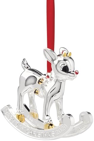 Lenox 898567 2026 Babys 1st Christmas Rudolph Ornament by Lenox
