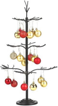 Metal Ornament Display Tree, Black Christmas Ornament Tree Display Stand by Ironlux
