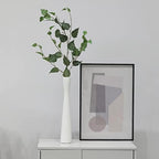 AETVRNI 16'' Tall White Ceramic Vase, Flower Vase, Pampas Grass Floor Vases - Image 5