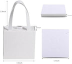 40 pcs paper boxes 9 x 9×3.5 cm white luxury gift storage, jewelry gift storage box for earrings necklaces bracelets rings - Image 2
