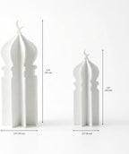 iwa concept Islamic Minaret Table Decor Statue, 3D Acrylic Mosque Sculpture, Modern Minimalist Interlocking Statue for Ramadan, Eid and Muslim Home - Image 4