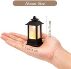 24 Pack Black Mini Lanterns Decorative Indoor, for Wedding Decor - Image 4