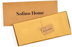 Solino Home 100% Pure Linen Table Runner Mustard Yellow, Fete 14 x 120 in - Image 5