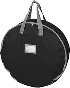 Heavy Duty Christmas Wreath Storage Bag 48" - Handles Made Of Durable 600D Oxford Polyester Material Storage Bag Extra Large 48” Holiday Wreaths Container (Black) - Image 6