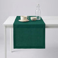 Solino Home 100% Pure Linen Table Runner Rainforest Long, Fete 14 x 108 in by SolinoHome