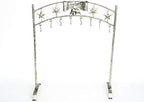 Silver Snowflake Christmas Stocking Holder Stand by Unknown