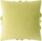 OiseauVoler Decorative 3D Flower Throw Pillow Covers Handmade Pillowcases for Sofa Bed Home Room Decor 18 x 18 Inch Green - Image 2