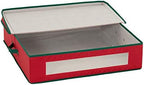 Household Essentials Christmas Wreath Storage Container, 24 Inch Holiday Wreath Storage Box with Handles, Sturdy Sides, Keeps Wreaths Free of Dust and Pests in Storage - Image 2