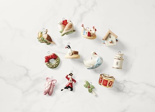 Lenox Twelve Days of Christmas 12-Piece Hanging Ornament Set - Image 5
