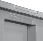 18-Gallon Plastic Storage Bins with Snap-on Lids – 8-Pack, Home Organization Essential (Light Gray) - Image 7