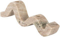 Bloomingville Marble Wave Double Taper Candle Holder, Beige by Bloomingville