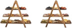 2X 3 Tier Serving Tray Wood Tiered Tray Decor Cake Stand Farmhouse Tiered Tray Party Serving Dishes and Platters Trays by Unknown