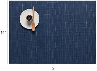 Chilewich Bamboo Placemats Set of 4, Woven Rectangle Placemats - Image 2