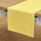 Solino Home 100% Pure Linen Table Runner Sunshine Yellow, Fete 14 x 60 in - Image 2