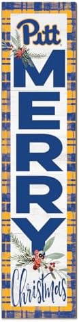 KH Sports Fan Pitt Panthers Holiday Porch Leaner, 11x46 Inches, Panthers Outdoor Christmas Sign; Display Some Holiday Cheer with This Pittsburgh Panthers Christmas Sign by BostonCollegeEagles