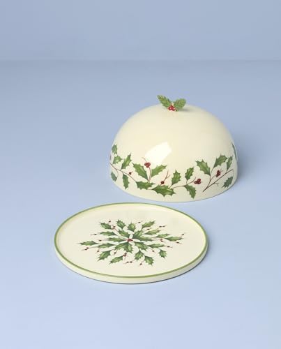 Lenox Holiday Small Porcelain Christmas Covered Serving Dish - Image 5