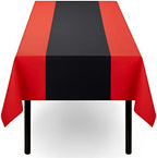 BloominGoods Disposable Table Runner for Dining Table, 16" 20-Pack Linen-Like Black Paper Table Runners for Party, Wedding Or Event - Image 2