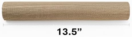 PapaKit Sparkle Metallic Gold Stripes Faux Burlap No-Iron Table Runner 13.5" x 36ft (12 Yard) for Holidays, Wedding Decoration, Parties and Everyday Décor - Image 6