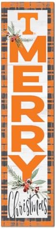 KH Sports Fan Tennessee Volunteers Holiday Porch Leaner, 11x46 Inches, Volunteers Outdoor Christmas Sign; Display Some Holiday Cheer with This Tennessee Volunteers Christmas Sign by CornellBigRed